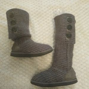 Ugg Classic Cardy Boots Grey 5819 Size 5